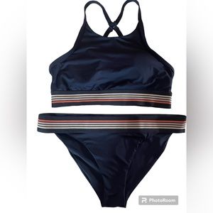 Carve Designs-Ava Bikini Set (navy blue)